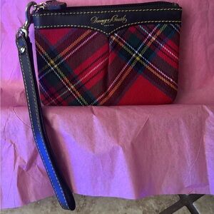 Dooney & Bourke Multicolor Plaid Wristlet